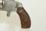 FINE NICKEL Antique SMITH & WESSON 38 S&W Revolver - 3 of 8