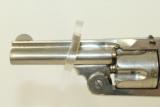  FINE NICKEL Antique SMITH & WESSON 38 S&W Revolver - 4 of 8