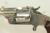  FINE NICKEL Antique SMITH & WESSON 38 S&W Revolver - 2 of 8
