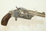  FINE NICKEL Antique SMITH & WESSON 38 S&W Revolver - 8 of 8