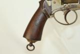 Belgian EUGENE LEFAUCHEUX Pinfire Revolver - 3 of 12