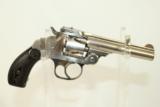  FINE NICKEL Antique SMITH & WESSON 32 S&W Revolver - 8 of 8