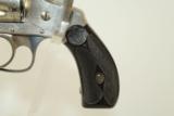  FINE NICKEL Antique SMITH & WESSON 32 S&W Revolver - 3 of 8