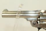  FINE NICKEL Antique SMITH & WESSON 32 S&W Revolver - 4 of 8