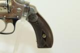  EXC NICKEL Antique SMITH & WESSON 32 S&W Revolver - 4 of 10