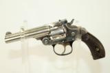  EXC NICKEL Antique SMITH & WESSON 32 S&W Revolver - 2 of 10