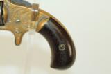  SCARCE ENGRAVED Antique Marlin XX 1873 Revolver - 3 of 10