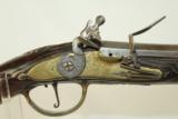  EUROPEAN Antique Flintlock DRAGOON Pistol 18th Cent - 1 of 15