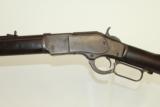  ANTIQUE Winchester 1873 Lever Action Rifle 44 WCF - 1 of 13