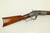  ANTIQUE Winchester 1873 Lever Action Rifle 32 WCF - 1 of 13