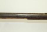  .50 Caliber Half Stock Long Rifle w “UTICA” Marked Lock - 10 of 11