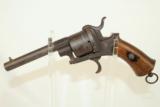  Antique Belgian Pinfire Revolver circa 1860 - 8 of 11
