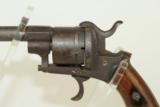  Antique Belgian Pinfire Revolver circa 1860 - 10 of 11