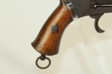  Antique Belgian Pinfire Revolver circa 1860 - 3 of 11