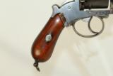  11mm Antique Belgian Pinfire Revolver circa 1860 - 3 of 11