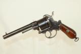  11mm Antique Belgian Pinfire Revolver circa 1860 - 8 of 11