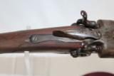  C&R Belgian T. BARKER Double Barrel Hammer Shotgun - 9 of 14
