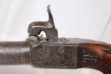  Engraved EUROPEAN .50 Cal Box Lock Pocket Pistol - 2 of 11