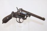  11mm BELGIAN Antique Double Action Revolver - 1 of 10