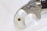  Engraved Hopkins & Allen XL No. 1 Revolver with Pearl Grips
- 9 of 10