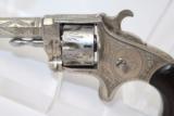  Engraved Hopkins & Allen XL No. 1 Revolver with Pearl Grips - 1 of 10