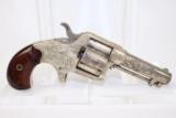  EXCELLENT & RARE Engraved Colt CLOVERLEAF Revolver - 1 of 12