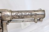  EXCELLENT & RARE Engraved Colt CLOVERLEAF Revolver - 3 of 12