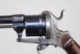  ANTIQUE Belgian FOLDING TRIGGER Pinfire Revolver
- 5 of 7