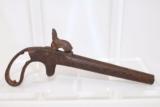  Mid-19th Century ANTIQUE Boxlock Percussion Boot Pistol- 1 of 2