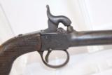  ENGLISH Antique Engraved Percussion BOOT Pistol - 2 of 7