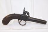  ENGLISH Antique Engraved Percussion BOOT Pistol - 1 of 7