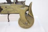  RARE Antique ENGRAVED Brass FLINTLOCK Powder Tester - 7 of 8