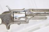  ENGRAVED Antique HENRY DERINGER Revolver - 9 of 11