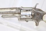  ENGRAVED Antique HENRY DERINGER Revolver - 2 of 11