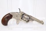  FACTORY ENGRAVED Antique COLT Open Top 22 Revolver - 9 of 11