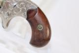  FACTORY ENGRAVED Antique COLT Open Top 22 Revolver - 4 of 11