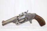  MARKED Antique S&W .38 Single Action Revolver - 2 of 11
