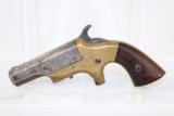  CASED Antique Brown “SOUTHERNER” Deringer Pistol - 3 of 10