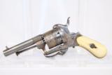  EXQUISITE Cased ENGRAVED Ivory Handled Revolver - 14 of 19