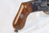  Fine BELGIAN Antique "ARENDT" 7mm Pinfire Revolver - 4 of 12
