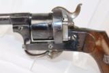  Fine BELGIAN Antique "ARENDT" 7mm Pinfire Revolver - 10 of 12