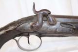  Crested EUROPEAN Antique Percussion Pistol- 2 of 9