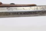  Engraved BAVARIAN Antique “E SICK” Percussion Pistol
- 4 of 15
