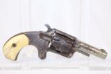  ENGRAVED Antique IVORY Handle DREADNAUGHT Revolver - 7 of 10