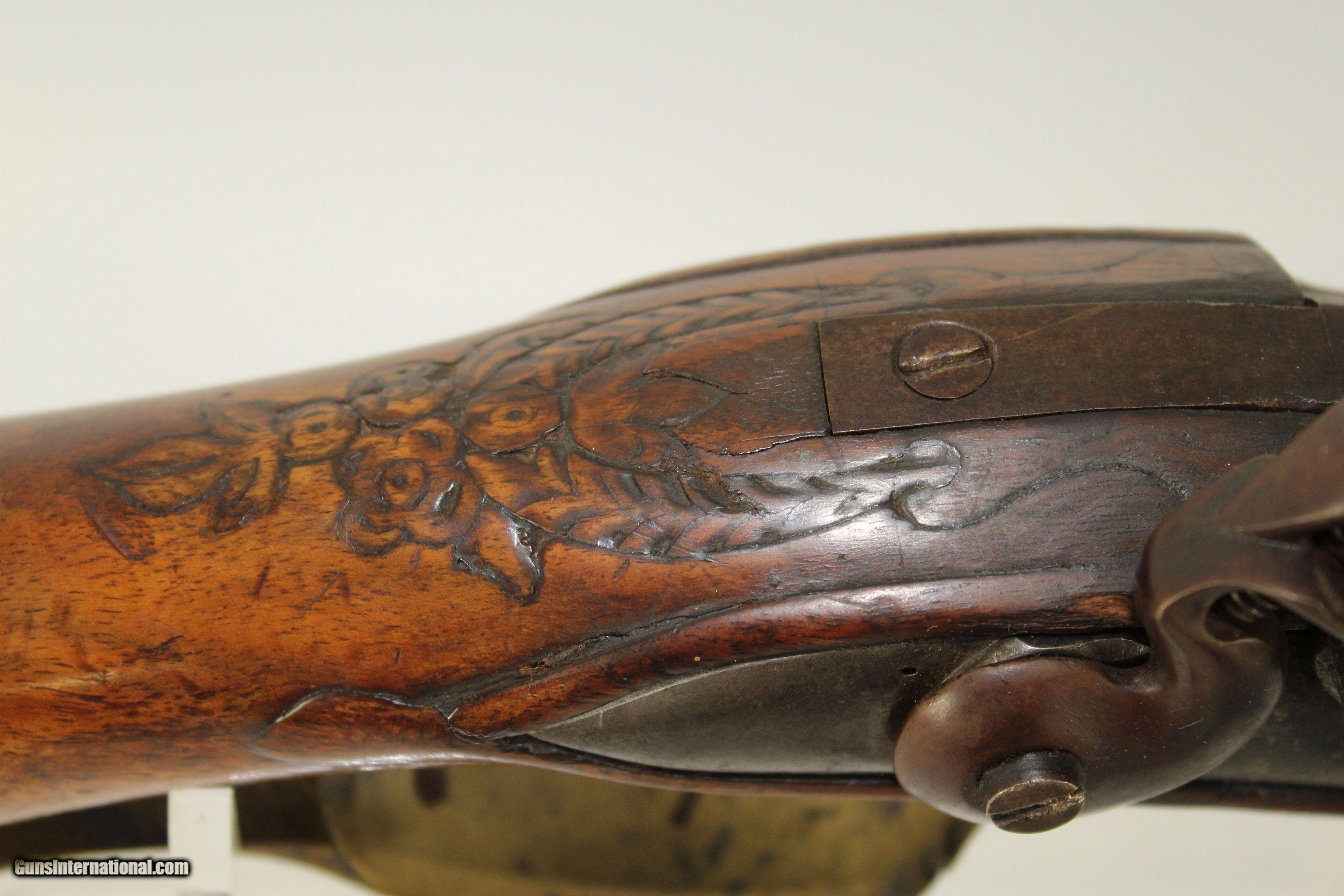 1700s Antique German Jaeger Flintlock Rifle