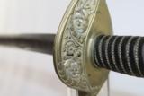 SCHUYLER HARTLEY & GRAHAM 1850 Officer’s Sword Civil War Officer’s Sword with Etched Blade! - 15 of 20