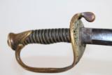  CIVIL WAR Antique US 1850 Foot Officer’s Sword - 11 of 20