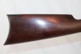  LETTERED Antique WINCHESTER 1892 Rifle in .38 WCF - 4 of 17