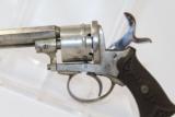  1870s EUROPEAN Antique Double Action PINFIRE Revolver - 7 of 8