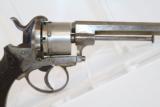  1870s EUROPEAN Antique Double Action PINFIRE Revolver - 2 of 8
